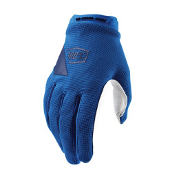 100% RIDECAMP Women's Motocross Gloves Blue